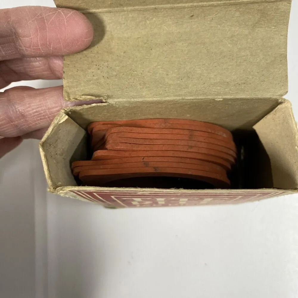 Vintage Tite Rite Top Seal Jar Rings Set of 10 Made in St. Louis MO Retro Decor